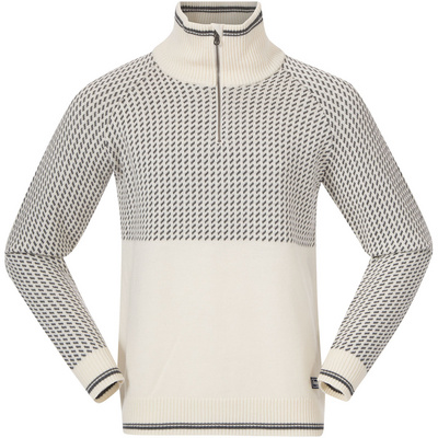 Bergans Heren Alvdal Wool Half Zip Pullover (Maat L, Wit)