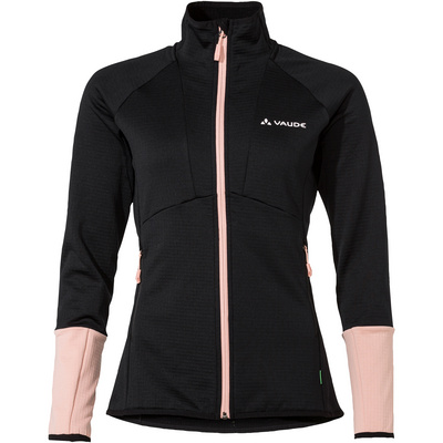 Vaude Dames Monviso Fleece II Vest (Maat S, Zwart)