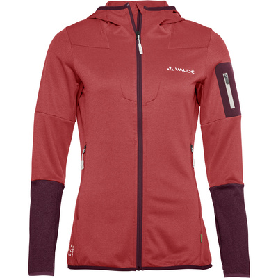 Vaude Dames Monviso Fleece II Vest (Maat XXS, Rood)