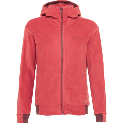 Vaude Dames Neyland Fleece Hoodie Vest (Maat XXS, Rood)