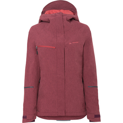 Vaude Dames Yaras Warm Rain Jas (Maat S, Rood)