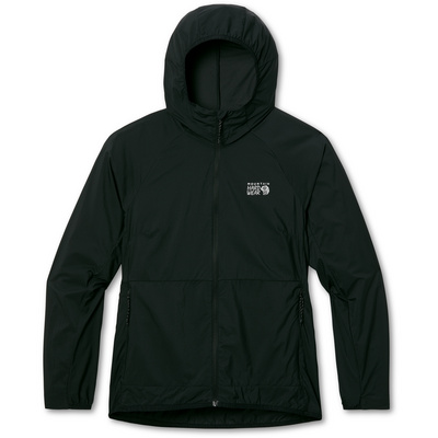 Mountain Hardwear Dames Kor AirShell Hoodie Fietsshirt (Maat S, Zwart)