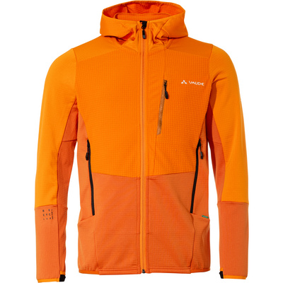 Vaude Heren Monviso Hoodie Grid Fleece Vest