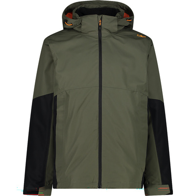 CMP Heren Zip Inn Hoodie Jas (Maat 5XL, Olijf)