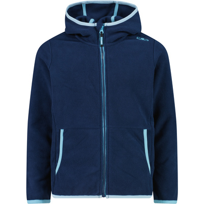 CMP Kinderen Hoodie Vest (Maat 110, Blauw)