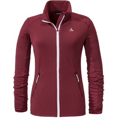 Schöffel Dames Lodron Fleece Vest (Maat XS, Rood)