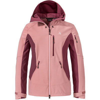 Schöffel Dames Matrei Softshell Jas (Maat XS, licht roze)