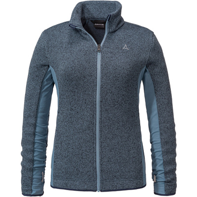 Schöffel Dames Oberau Zip In Fleece Vest (Maat XXL, Blauw)