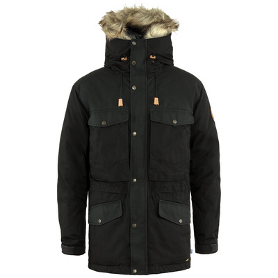 Fjällräven Heren Singi Down Jas (Maat XL, Zwart)