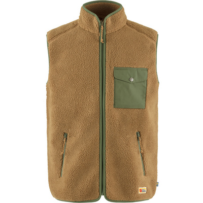 Fjällräven Heren Vardag Pile Fleece Bodywarmer (Maat XL, Bruin)