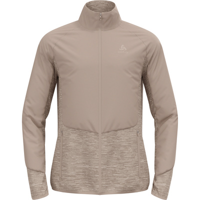 Odlo Heren Run Easy Warm Hybrid Vest (Maat XL, Beige)