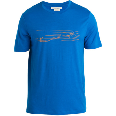 Icebreaker Heren Tech Lite II Ski Stripes T-Shirt