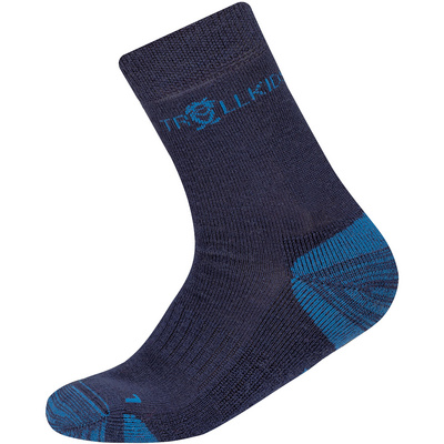 Trollkids Kinderen Preikestolen Hiking Sokken (Maat 23 , Blauw)