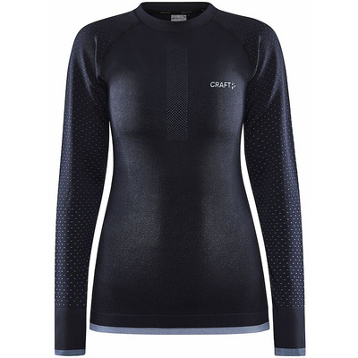 Craft Dames Adv Warm Intensity Longsleeve (Maat XS, Zwart)