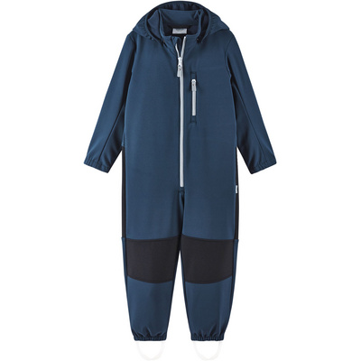 reima Kinderen Nurmes Softshell Overall (Maat 116, Blauw)