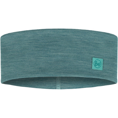 Buff Merino Wide Hoofdband (Maat ONE SIZE, Turquoise)