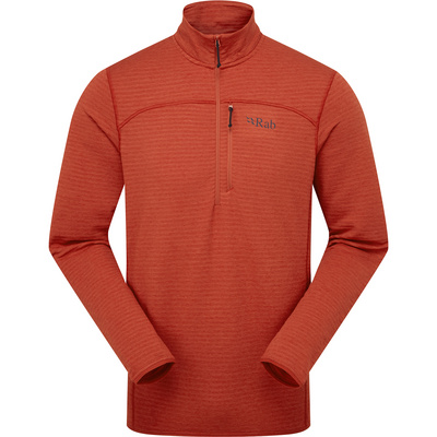 Rab Heren Ascendor Light Pull-On Longsleeve (Maat L, Rood)