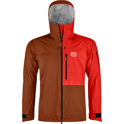 Ortovox Heren Ortler Jas (Maat L, Bruin)