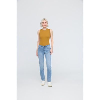 Duer Dames Performance Girlfriend Jeans (Maat XS, Blauw)