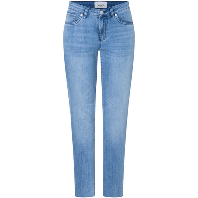 Duer Dames Performance Girlfriend Jeans (Maat M, Blauw)
