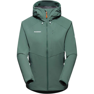 Mammut Femme Veste Ultimate Comfort SO Hoodie (taille XS, Vert)