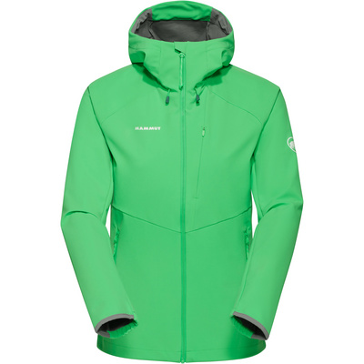 Mammut Dames Ultimate Comfort SO Hoodie Jas (Maat S, Groen)