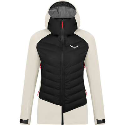 Salewa Dames Sella PTX 3L Hybrid Jas (Maat XL, Beige)