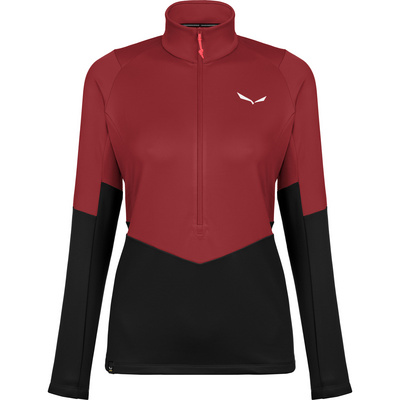Salewa Dames Puez PL Half Zip Fleece Trui (Maat L, Rood)