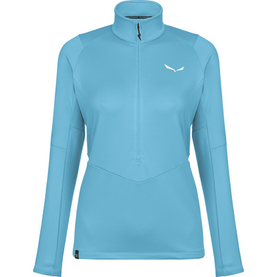 Salewa Dames Puez PL Half Zip Fleece Trui (Maat M, Blauw)