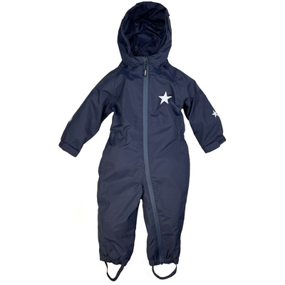 BMS Kinderen Softlan Overall (Maat 110, Blauw)