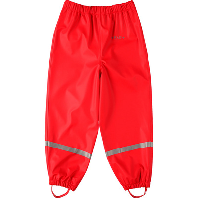 BMS Kinderen Softskin Broek met tailleband (Maat 122, Rood)