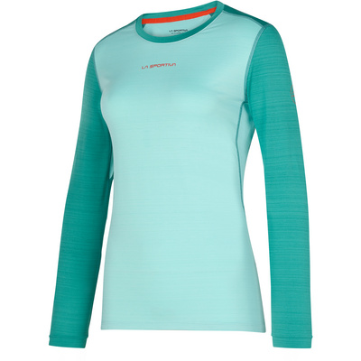 La Sportiva Femme T-shirt long Tour (taille L, Bleu)