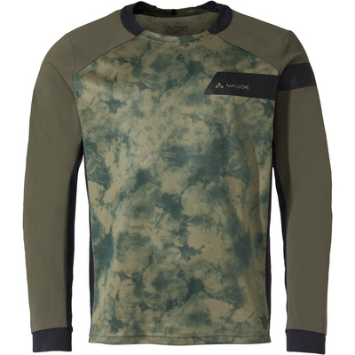 Vaude Heren Moab Pro Longsleeve (Maat M, Olijf)