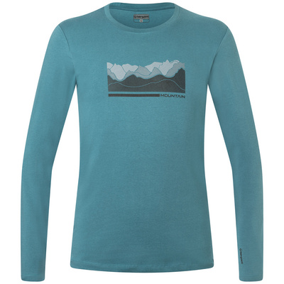 Bergzeit Basics Heren Bergzeit Longsleeve (Maat XL, Blauw)