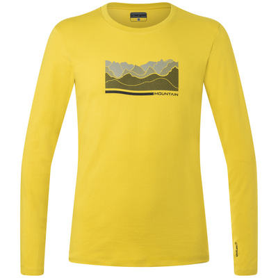 Bergzeit Basics Heren Bergzeit Longsleeve (Maat XL, Geel)