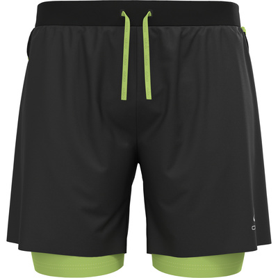Odlo Heren X-Alp Trail 6 Inch 2-in-1 Short (Maat XXL, Zwart)