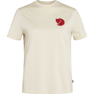 Fjällräven Dames Fox Boxy Logo T-Shirt (Maat XS, Wit)