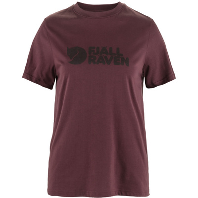 Fjällräven Dames Fjällräven Logo T-Shirt (Maat XS, Rood)