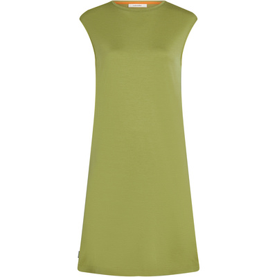Icebreaker Dames Granary Sleeveless Jurk (Maat XS, Olijf)