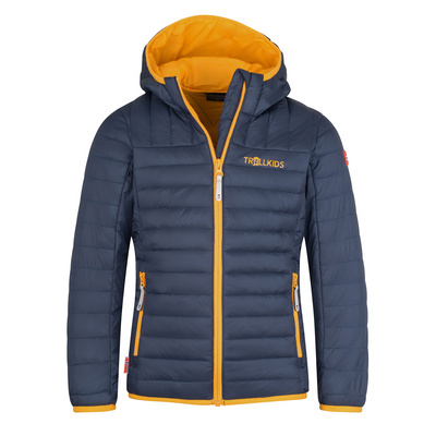 Trollkids Kinderen Eikefjord Jas (Maat 128, Blauw)