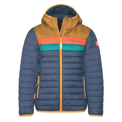 Trollkids Kinderen Eikefjord Jas (Maat 176, Blauw)