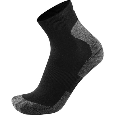 Löffler Merino Trekking Sokken (Maat 43 , Zwart)