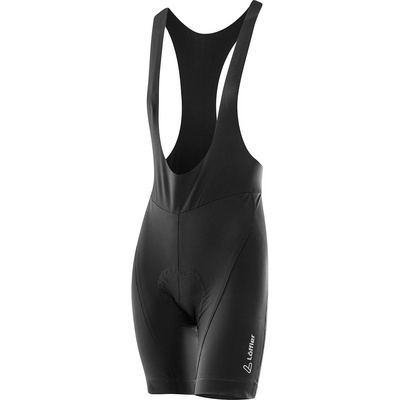 Löffler Dames Hotbond Bike Bib kort (Maat L, Zwart)