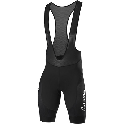 Löffler Heren Winner III Bike Bib kort (Maat XL, Zwart)