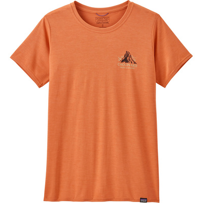 Patagonia Dames Cap Cool Daily Lands T-Shirt (Maat L, Oranje)