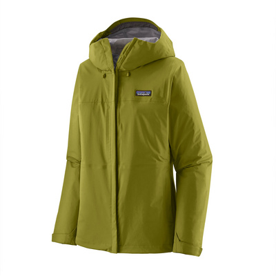 Patagonia Dames Torrentshell 3L Jas (Maat L, Olijf)