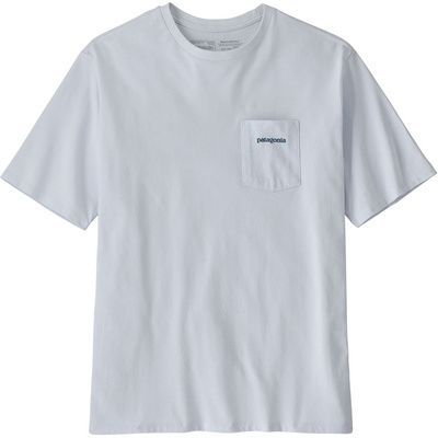 Patagonia Heren Boardshort Pocket Respons T-Shirt (Maat S, Wit)