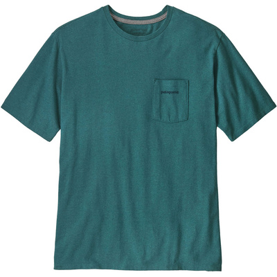 Patagonia Heren Boardshort Pocket Respons T-Shirt (Maat M, Turquoise)
