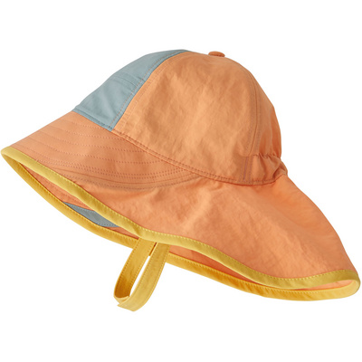 Patagonia Kinderen Baby Block-The-Sun Hoed (Maat 44, Oranje)