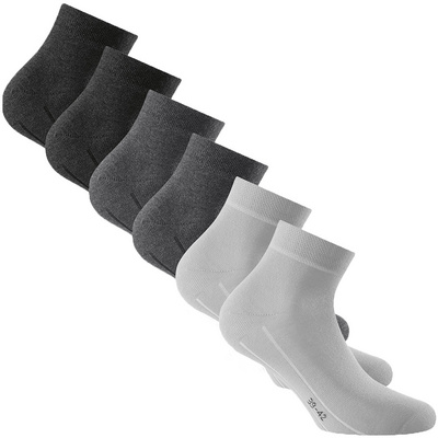 Rohner Sneaker Plus 3-Pack Sokken (Maat 35 , Grijs)